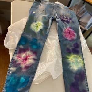 Customized Size 13 Women’s NEW Tie Dye Jeans